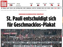 Bild zum Artikel: Widerlich! - St.-Pauli-Fans verhöhnen Dresdner Bombentote