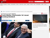 Bild zum Artikel: Durchmarsch im ersten Wahlgang  - Frank-Walter Steinmeier ist neuer Bundespräsident