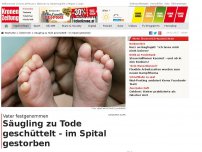 Bild zum Artikel: Säugling schwer misshandelt - im Spital gestorben
