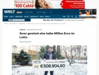 Bild zum Artikel: Familienvater im Glück: Syrer gewinnt eine halbe Million Euro im Lotto