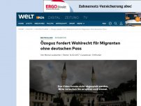 Bild zum Artikel: Integration: Özoguz fordert Wahlrecht für Migranten ohne deutschen Pass