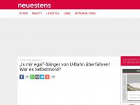 Bild zum Artikel: „Is mir egal“-Sänger von U-Bahn überfahren! Trauer um Comedian Kazim Akboga