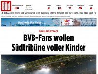 Bild zum Artikel: Nach DFB-Strafe - BVB-Fans wollen Südtribüne voller Kinder