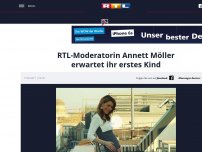 Bild zum Artikel: RTL-Moderatorin Annett Möller erwartet ihr erstes Kind