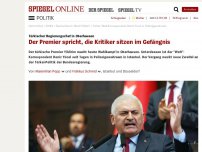 Bild zum Artikel: Türkischer Regierungschef in Oberhausen: Der Premier spricht, die Kritiker sitzen im Gefängnis