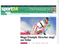 Bild zum Artikel: Mega-Triumph: Hirscher siegt vor Feller