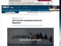 Bild zum Artikel: Juso-Chefin: 'Wir sind für ein globales Recht auf Migration'