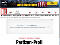 Bild zum Artikel: Rassismus-Skandal - Partizan-Profi weint auf dem Platz