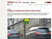 Bild zum Artikel: Ab 2018: Stuttgart verhängt Fahrverbot für ältere Diesel