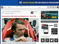 Bild zum Artikel: Fotostrecke: Niki Lauda wird 68 Jahre alt