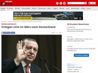 Bild zum Artikel: Wahlkampf-Besuch - Erdogan reist im März nach Deutschland