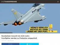 Bild zum Artikel: Bundesheer braucht sie nicht mehr: Eurofighter werden zu Postautos umgeschult