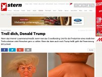 Bild zum Artikel: Trump-Puppe: Troll dich, Donald Trump