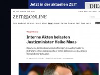 Bild zum Artikel: netzpolitik.org: Interne Akten belasten Justizminister Maas