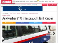 Bild zum Artikel: Jemenite verhaftet: Asylwerber (17) missbraucht fünf Kinder