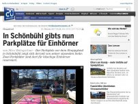 Bild zum Artikel: Shoppyland: In Schönbühl gibts nun Parkplätze für Einhörner