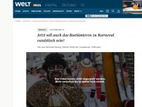 Bild zum Artikel: Kostümdebatte: Jetzt soll auch das Kostümieren zu Karneval rassistisch sein?