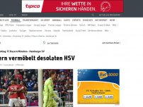 Bild zum Artikel: Vorgeführt und blamiert: HSV erlebt nächstes Bayern-Debakel