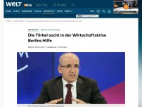 Bild zum Artikel: Schäuble-Besuch: Die Türkei sucht in der Wirtschaftskrise Berlins Hilfe