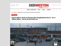 Bild zum Artikel: Schwarzfahrer dreht am Dortmunder Hauptbahnhof durch – als er „Allahu Akbar“ schreit, bricht Panik aus