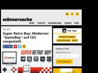 Bild zum Artikel: Moderner 'GameBoy' auf CES vorgestellt | Männersache