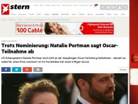 Bild zum Artikel: Leute von heute: Trotz Nominierung: Natalie Portman sagt Oscar-Teilnahme ab