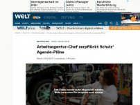 Bild zum Artikel: Frank-Jürgen Weise: Arbeitsagentur-Chef zerpflückt Schulz' Agenda-Pläne