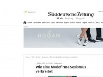 Bild zum Artikel: Wie eine Modefirma Sexismus verbreitet