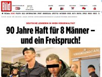 Bild zum Artikel: Vergewaltigung in Wien - Hohe Haftstrafen für acht Männer – ein Freispruch!