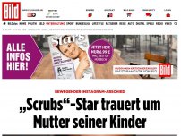 Bild zum Artikel: Bewegender Abschied - „Scrubs“-Star verliert die Mutter seiner Kinder