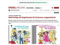 Bild zum Artikel: 'Goldener Zaunpfahl' 2017: Klett-Verlag mit Negativpreis für Sexismus ausgezeichnet