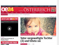 Bild zum Artikel: Vater vergewaltigte Tochter (3) und tötete sie