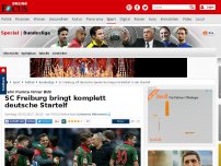 Bild zum Artikel: Zehn Punkte hinter BVB - SC Freiburg bringt komplett deutsche Startelf