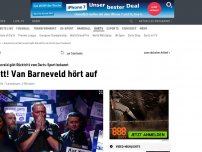 Bild zum Artikel: Rücktritt! Van Barneveld schockt Fans