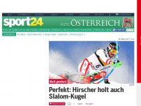 Bild zum Artikel: Perfekt: Hirscher holt auch Slalom-Kugel