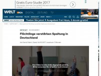 Bild zum Artikel: Bildungsarmut: Flüchtlinge verstärken Spaltung in Deutschland