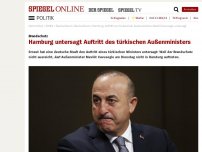 Bild zum Artikel: Brandschutz: Hamburg untersagt Auftritt des türkischen Außenministers