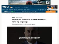 Bild zum Artikel: Nach Protesten: Auftritt des türkischen Außenministers in Hamburg abgesagt