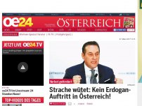 Bild zum Artikel: Strache wütet: Kein Erdogan-Auftritt in Österreich!