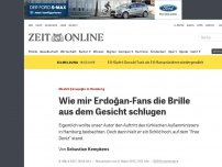 Bild zum Artikel: Mevlüt Çavuşoğlu in Hamburg: Wie mir Erdoğan-Fans die Brille aus dem Gesicht schlugen