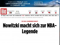 Bild zum Artikel: 30000. Karriere-Punkt! - Nowitzki macht sich zur NBA-Legende