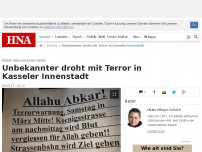 Bild zum Artikel: Unbekannter droht mit Terror in Kasseler Innenstadt