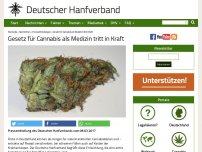 Bild zum Artikel: Gesetz für Cannabis als Medizin tritt in Kraft