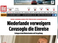 Bild zum Artikel: Türkischer Außenminister - Niederlande verweigern Cavusoglu die Einreise