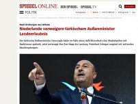 Bild zum Artikel: Streit um Auftritt in Rotterdam: Niederlande verweigern türkischem Außenminister Landeerlaubnis