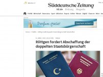 Bild zum Artikel: Röttgen fordert Abschaffung der doppelten Staatsbürgerschaft