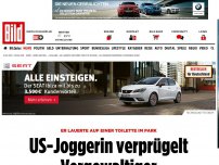 Bild zum Artikel: Er lauerte im Park - US-Joggerin verprügelt Vergewaltiger