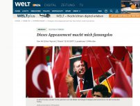 Bild zum Artikel: Deutsch-Türken: Dieses Appeasement macht mich fassungslos