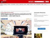 Bild zum Artikel: Einflussmöglichkeit für Erdogan? - NRW-Regierung will Kommunalwahlrecht für Ausländer – CDU läuft Sturm