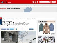 Bild zum Artikel: Aktuelle Justizangaben - 125 aus Nordrhein-Westfalens Gefängnissen auf der Flucht